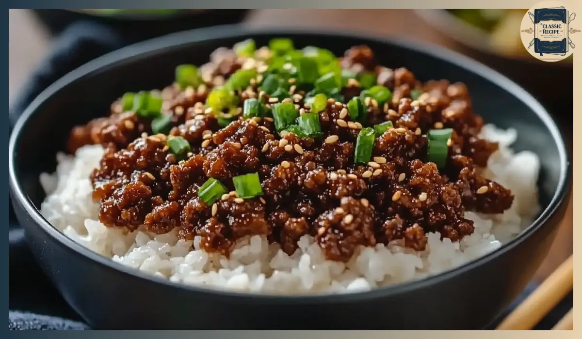 Korean Ground Beef Bowl