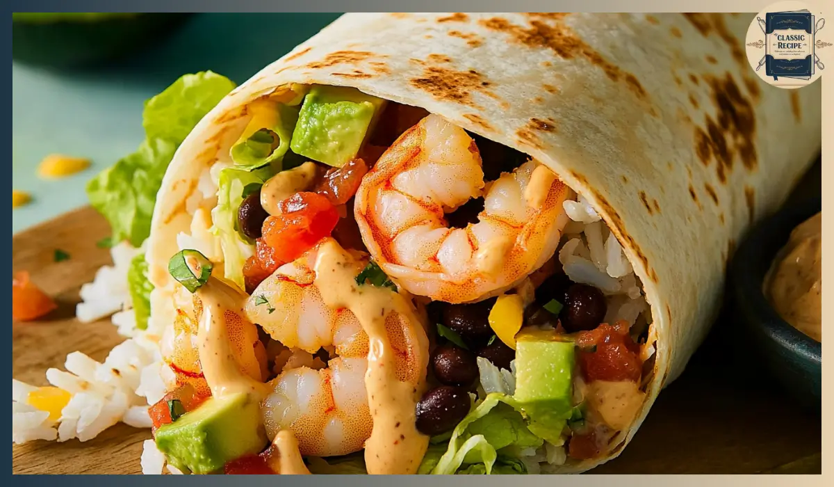 Old Bay Shrimp Burritos