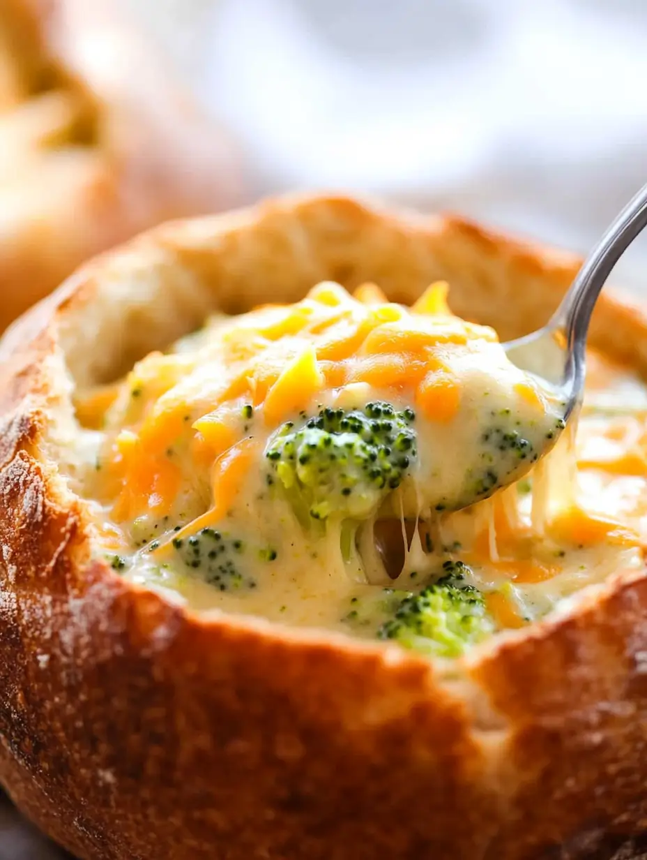 Panera-style broccoli cheddar soup