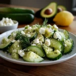 avocado cucumber salad