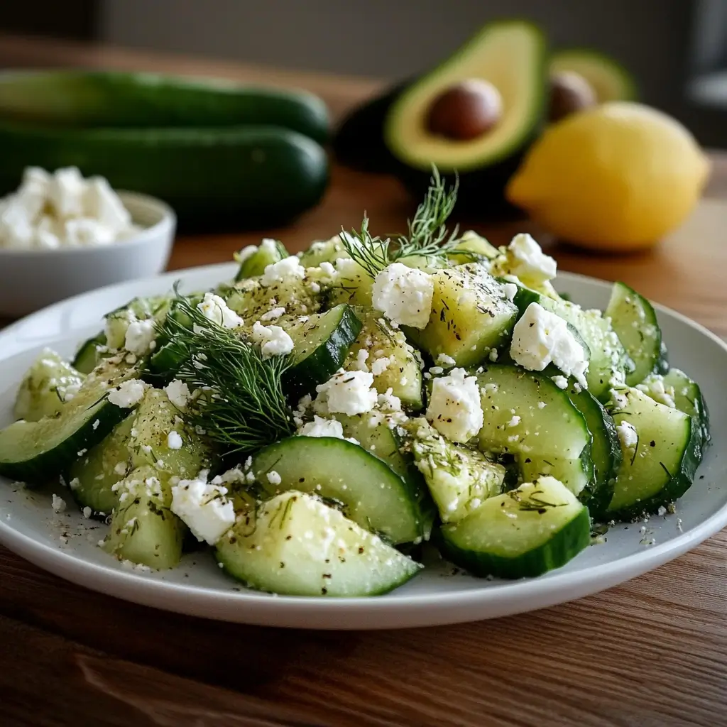 avocado cucumber salad