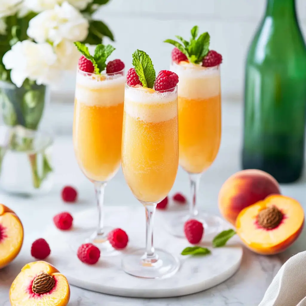 Peach Raspberry Sparkler